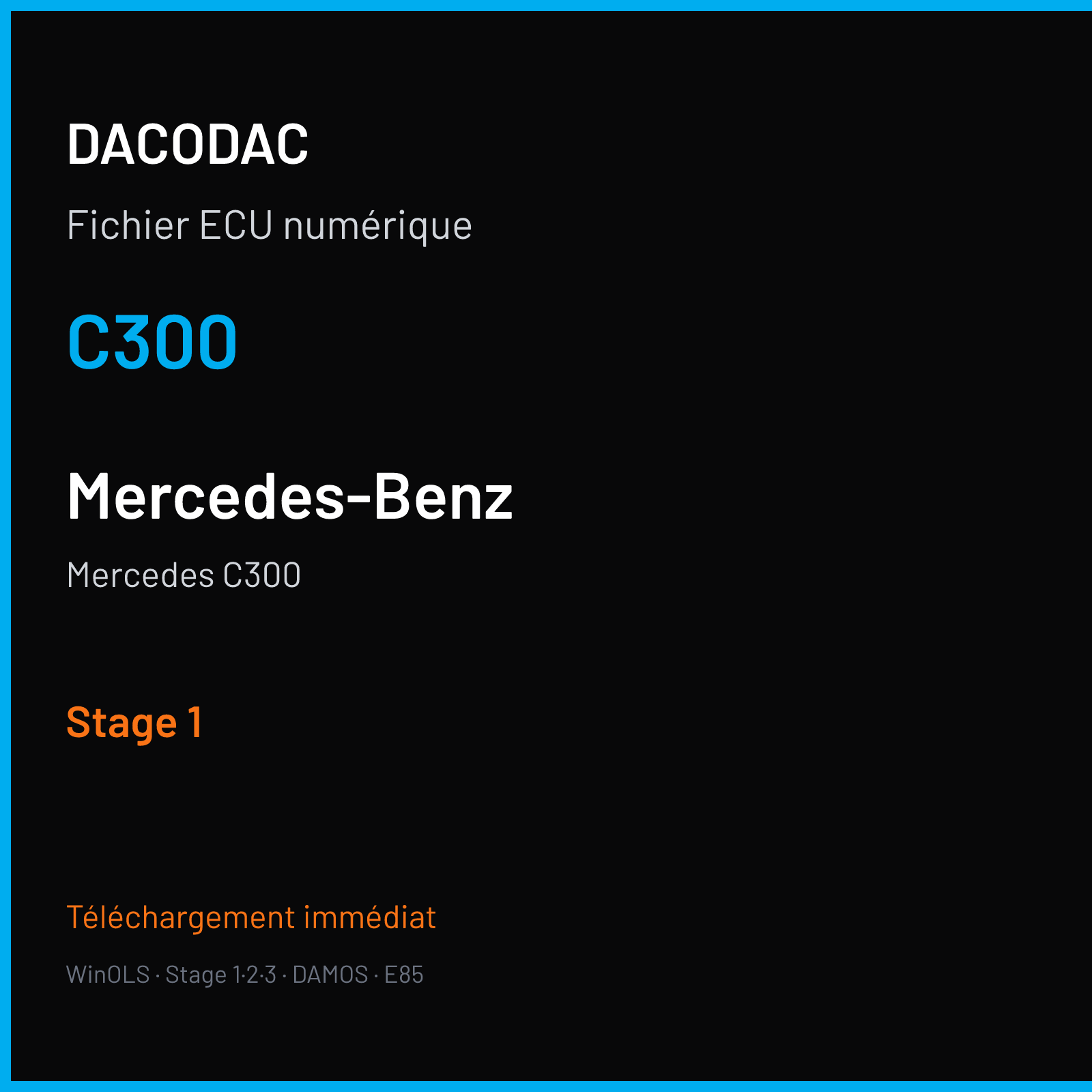 Mercedes C300 — C300 — Stage 1