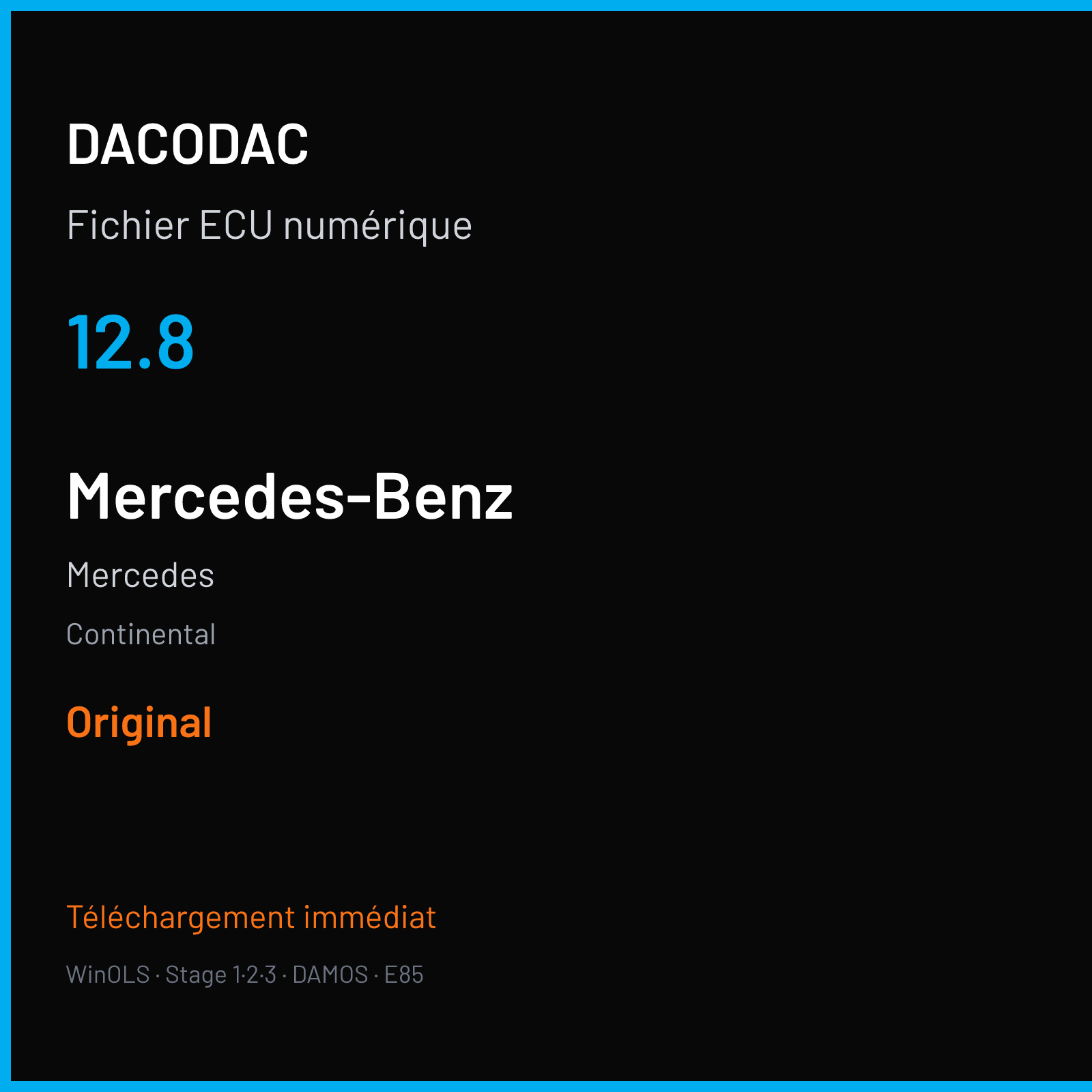 Mercedes (2016) — Continental — 12.8 — Original