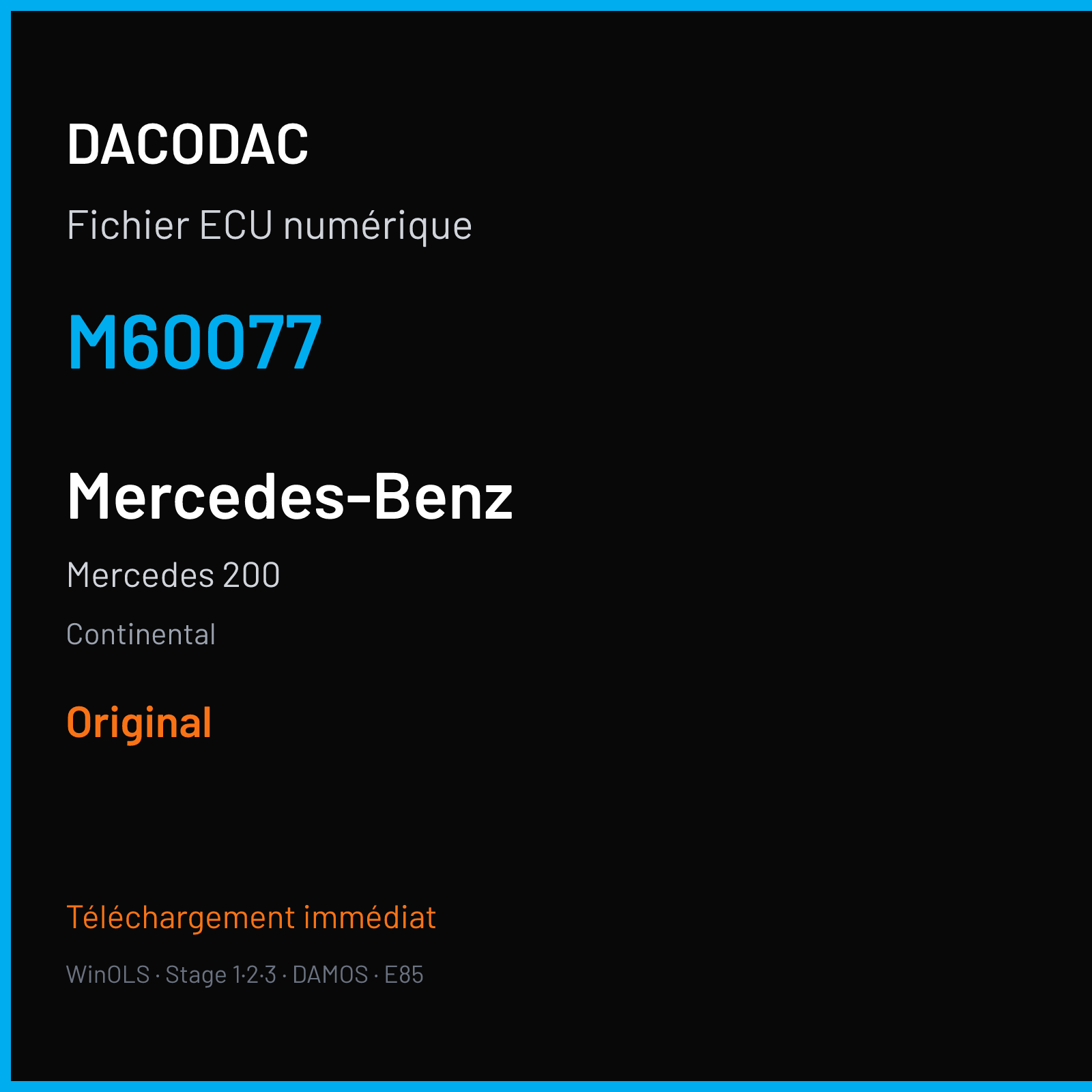 Mercedes 200 (2006) — Continental — M60077 — Original