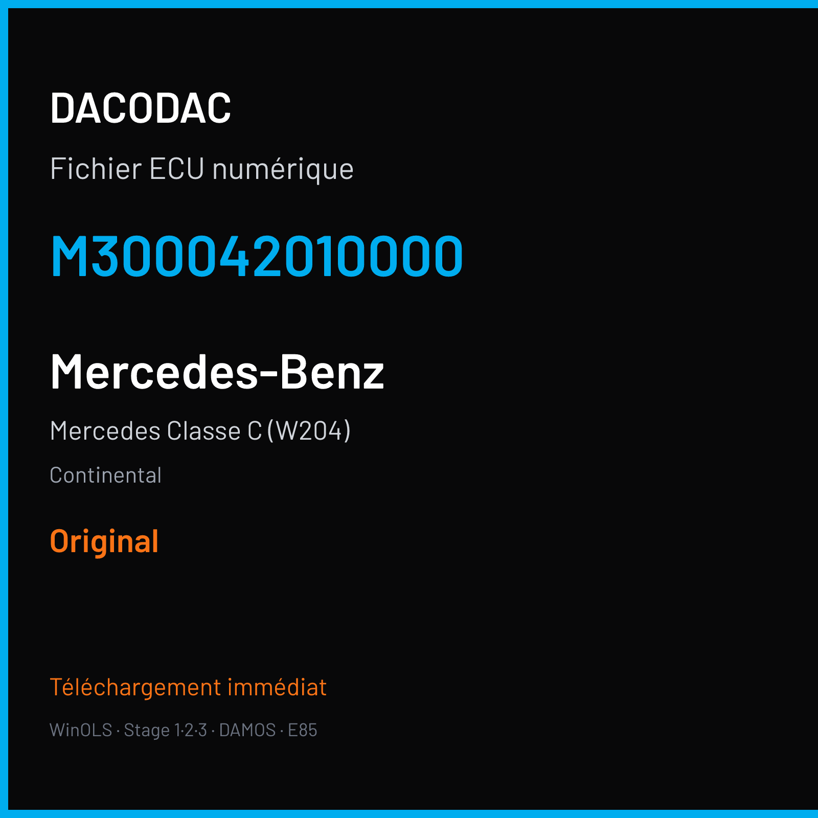 Mercedes Classe C (W204) (2006) — Continental — M300042010000 — Original