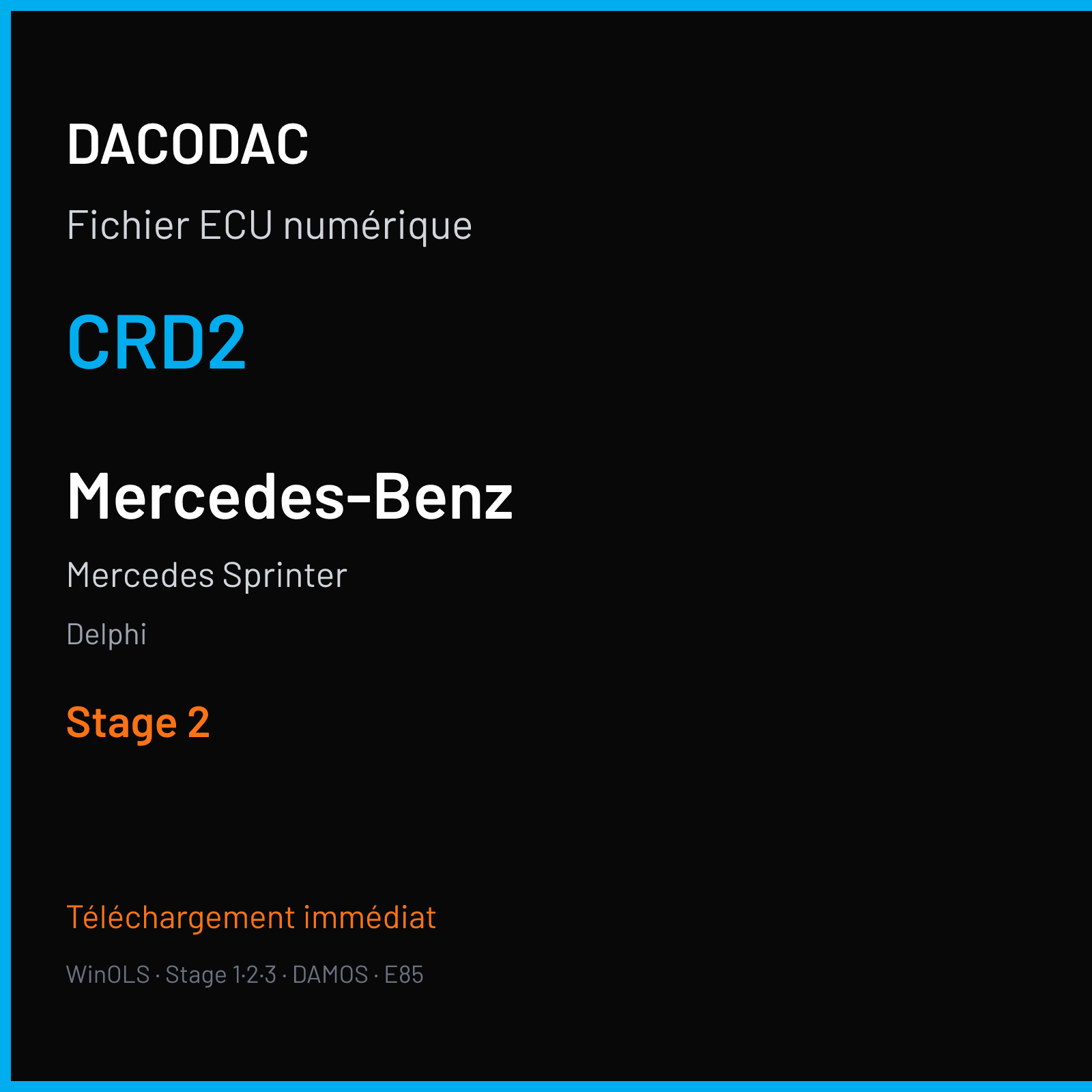 Mercedes Sprinter — Delphi — CRD2 — Stage 2