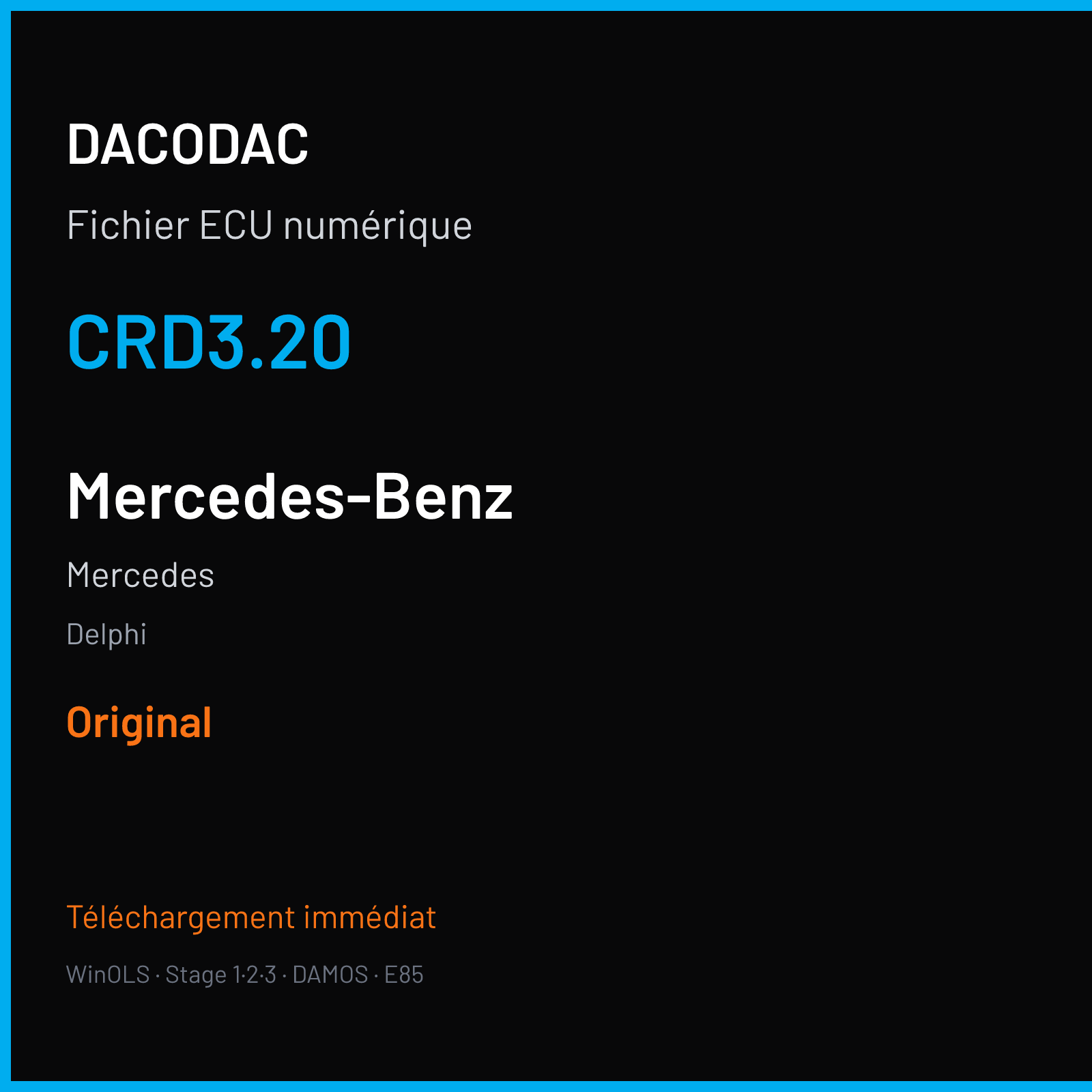 Mercedes (2014) — Delphi — CRD3.20 — Original