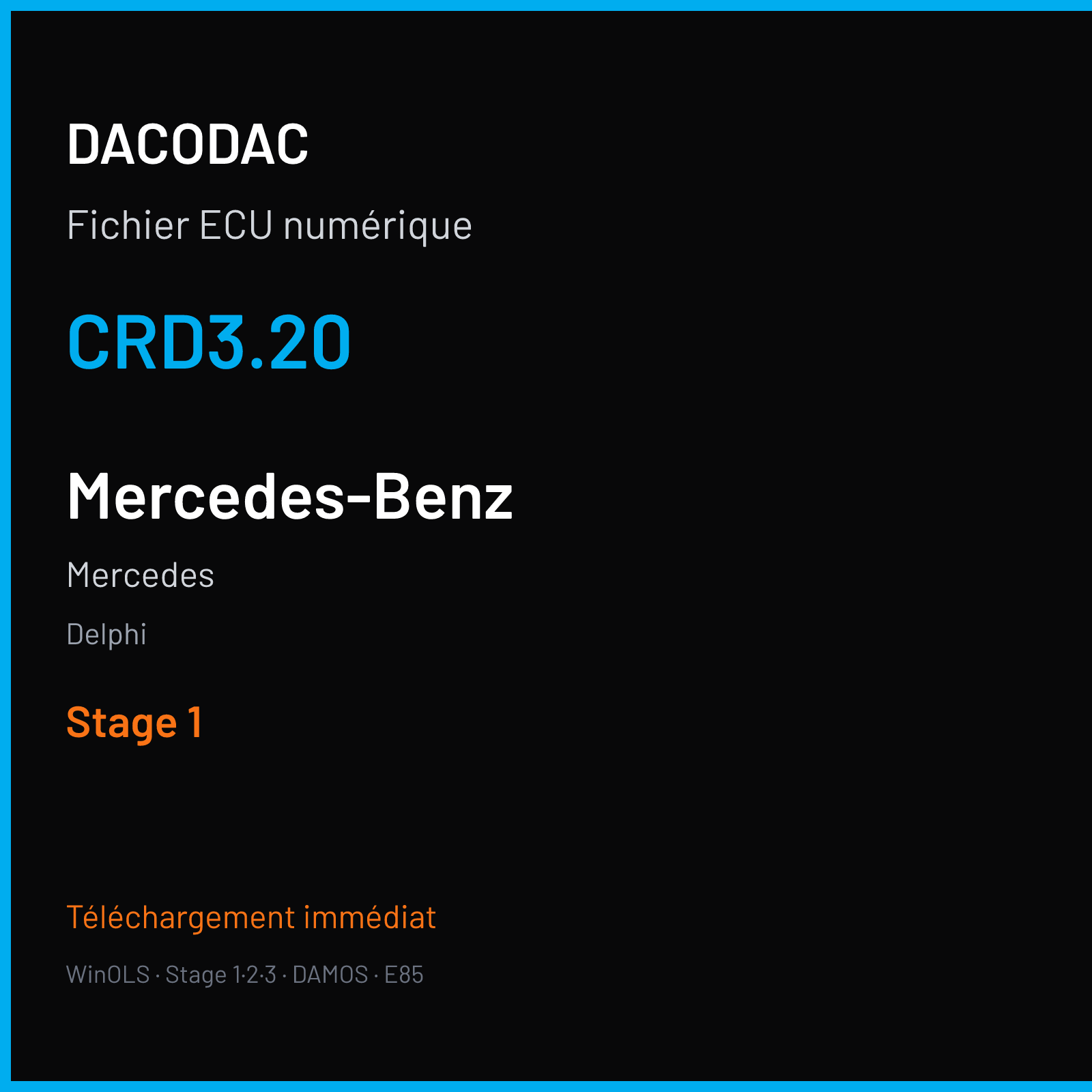 Mercedes (2014) — Delphi — CRD3.20 — Stage 1
