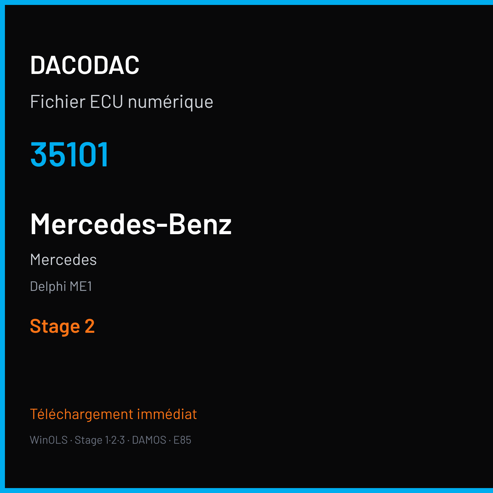 Mercedes (2014) — Delphi ME1 — 35101 — Stage 2