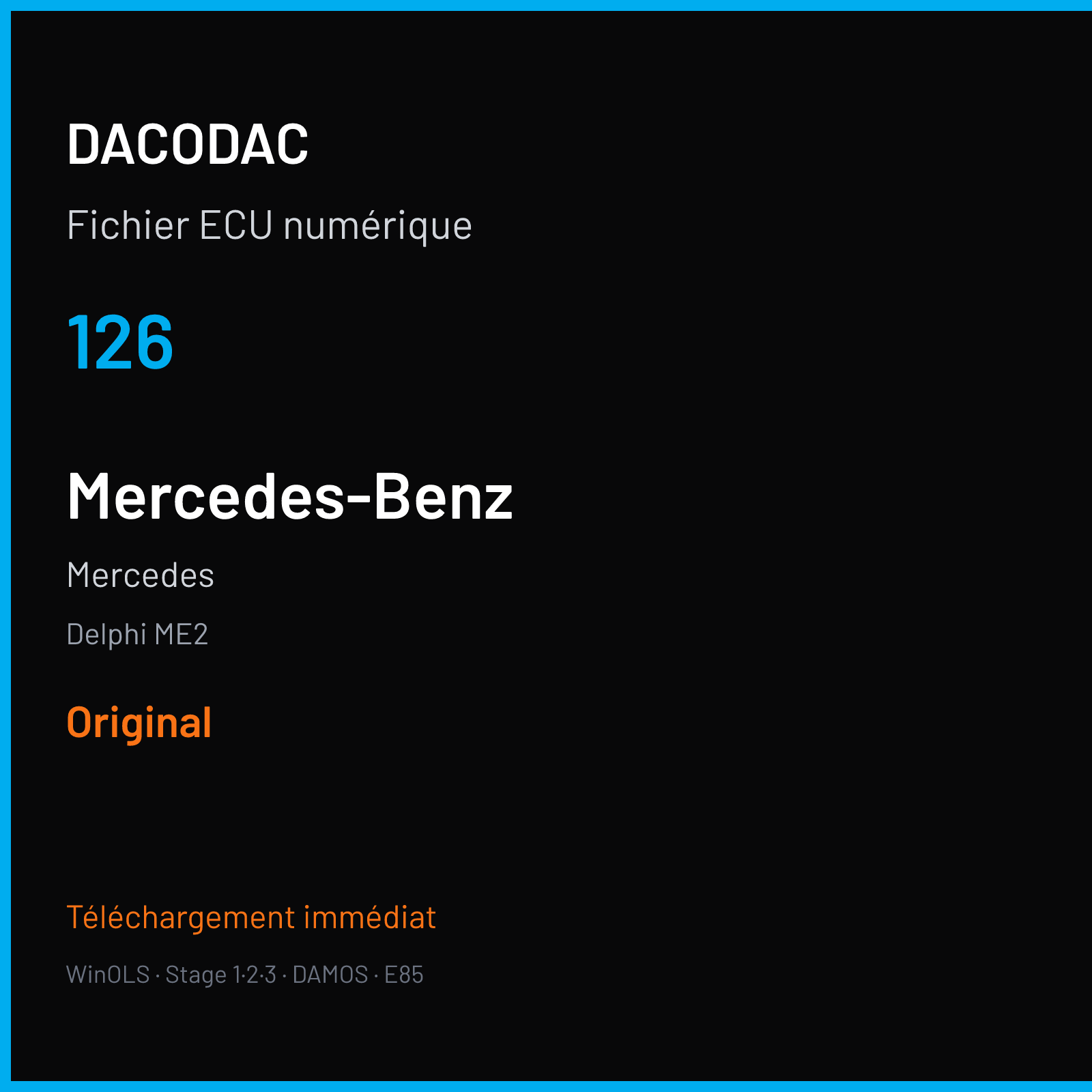 Mercedes (2016) — Delphi ME2 — 126 — Original