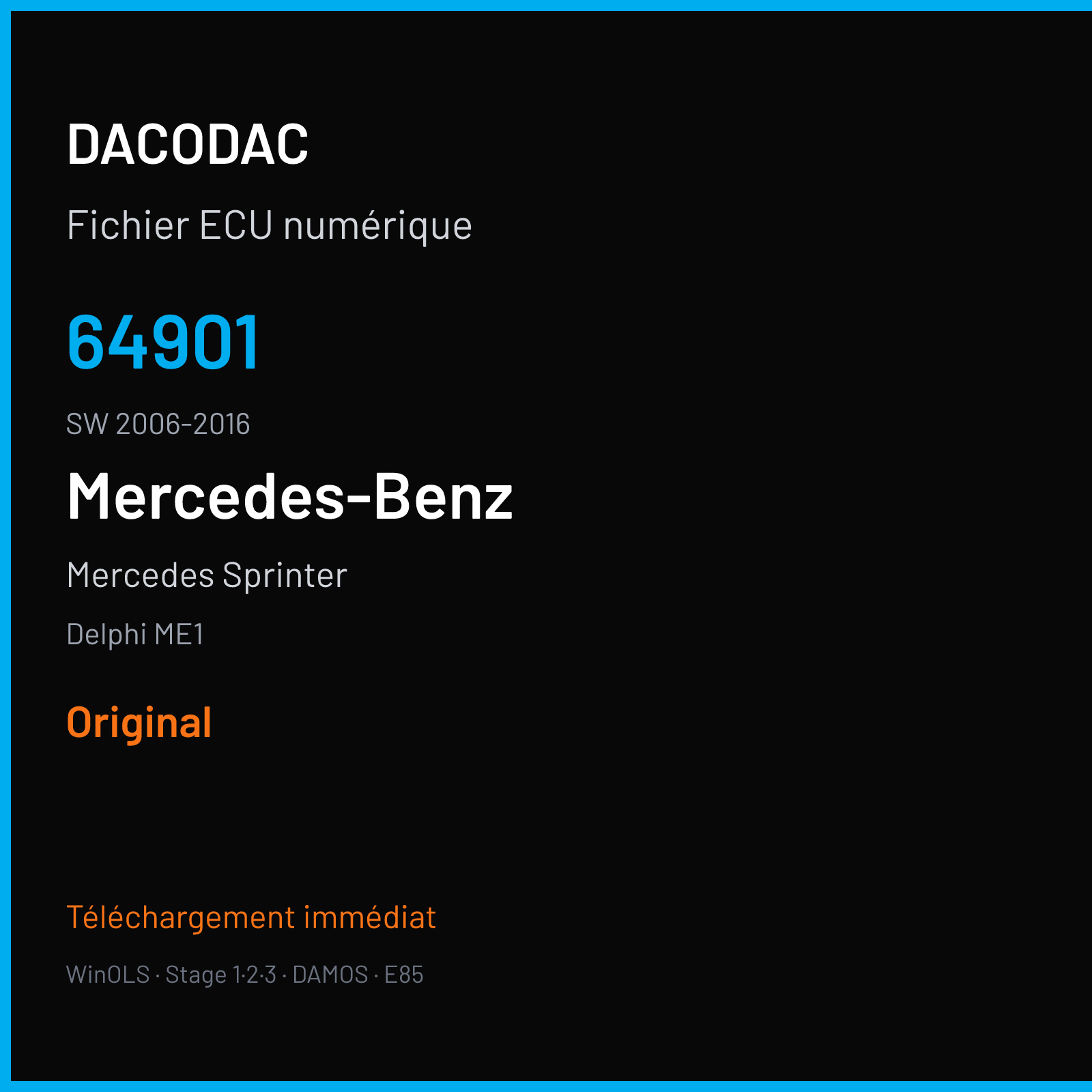Mercedes Sprinter (2016) — Delphi ME1 — 64901 · 2006-2016 — Original