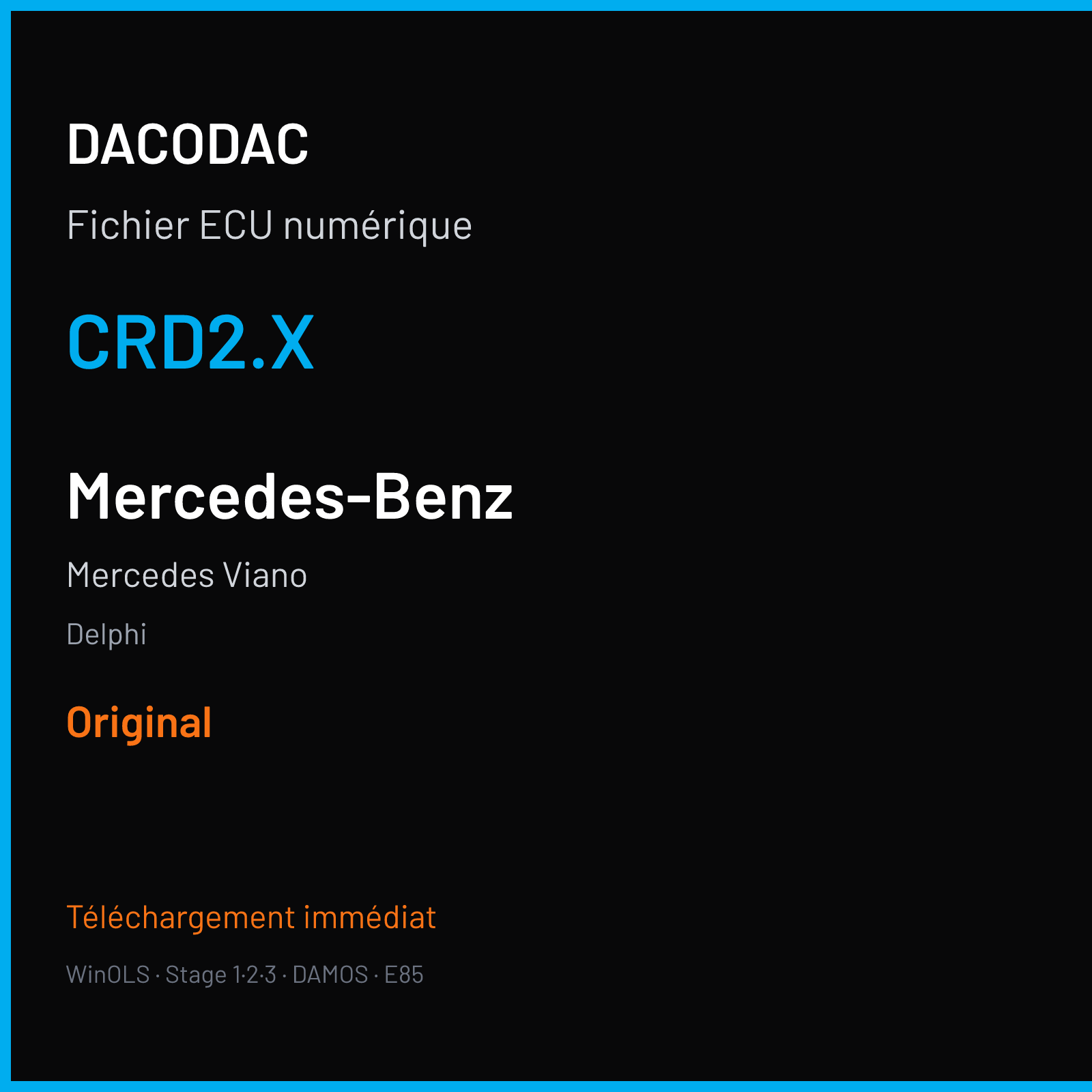 Mercedes Viano (2010) — Delphi — CRD2.X — Original