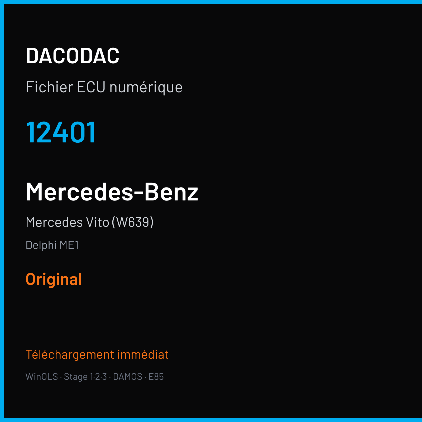Mercedes Vito (W639) (2011) — Delphi ME1 — 12401 — Original