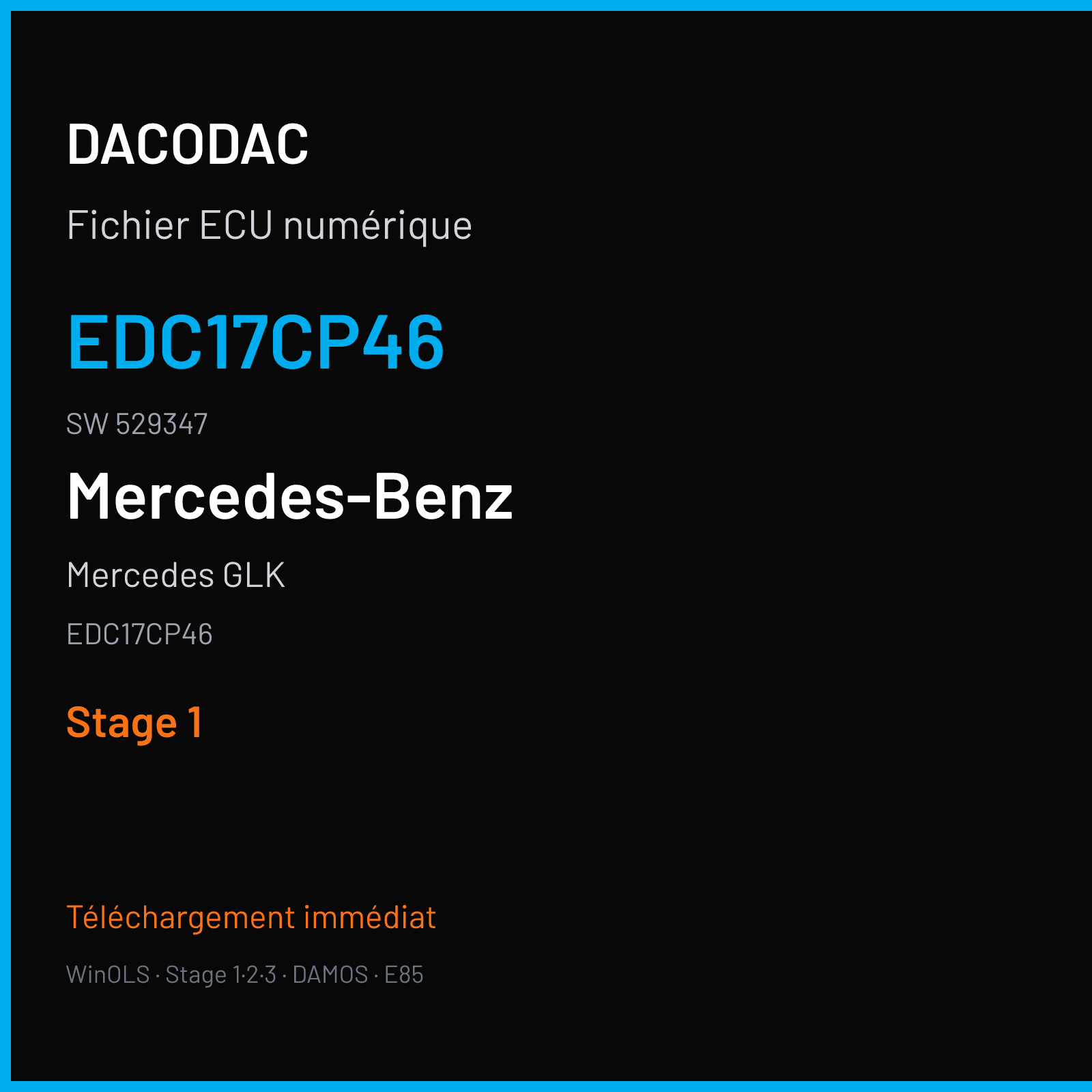 Mercedes GLK (2013) — EDC17CP46 — EDC17CP46 · 529347 — Stage 1