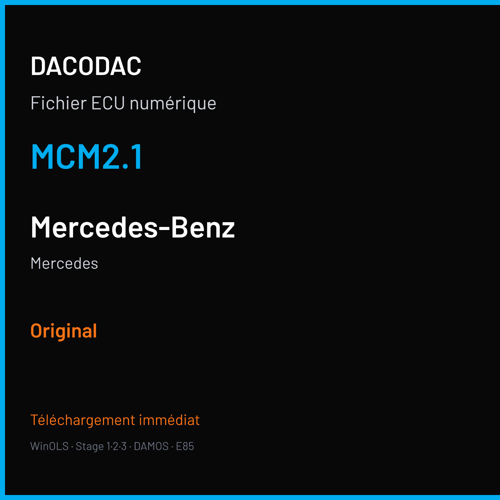Mercedes (2015) — MCM2.1 — Original