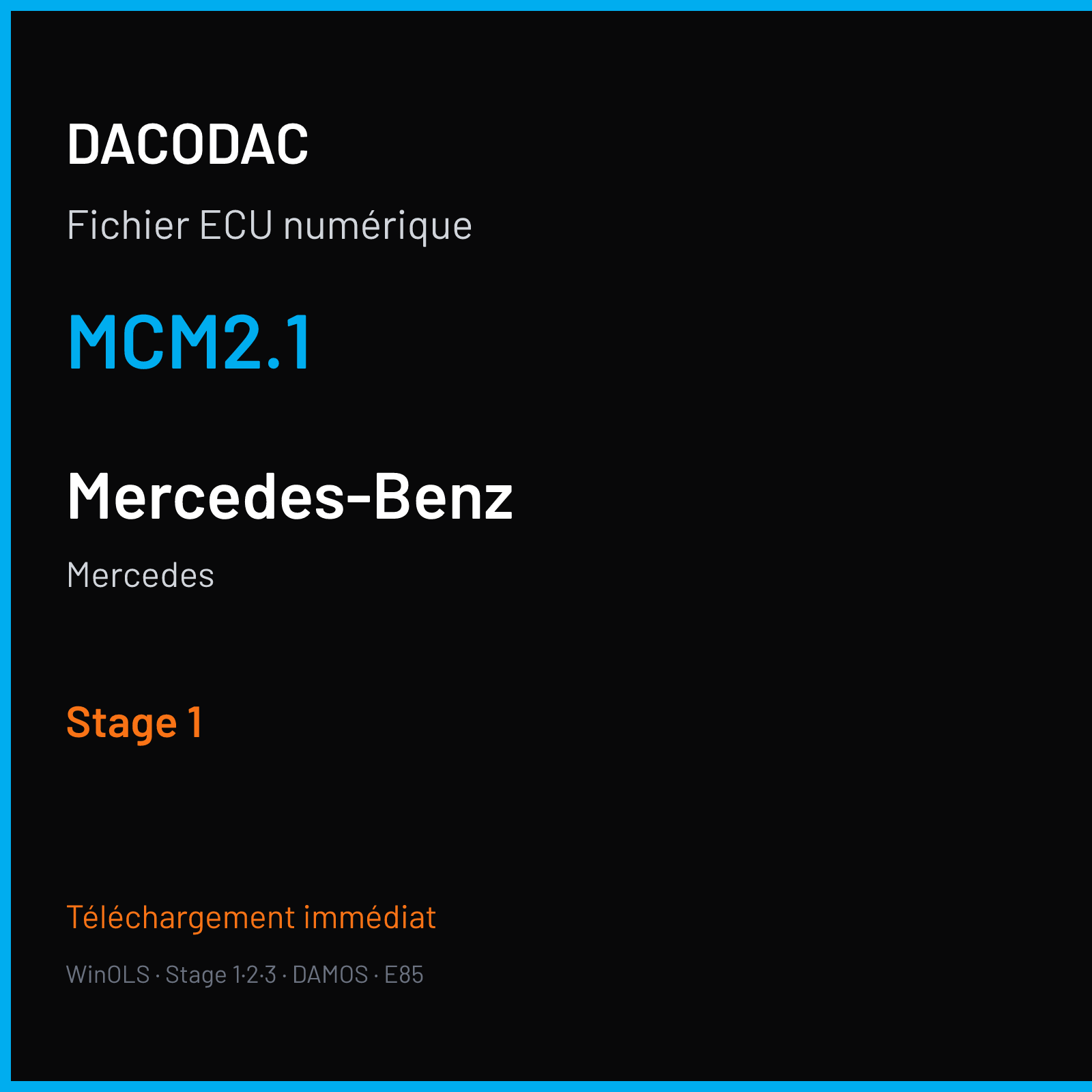 Mercedes (2015) — MCM2.1 — Stage 1
