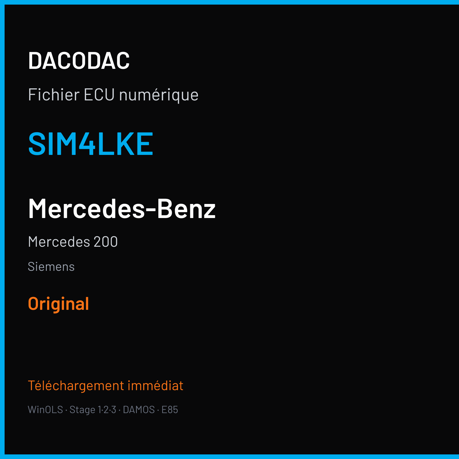 Mercedes 200 (2004) — Siemens — SIM4LKE — Original