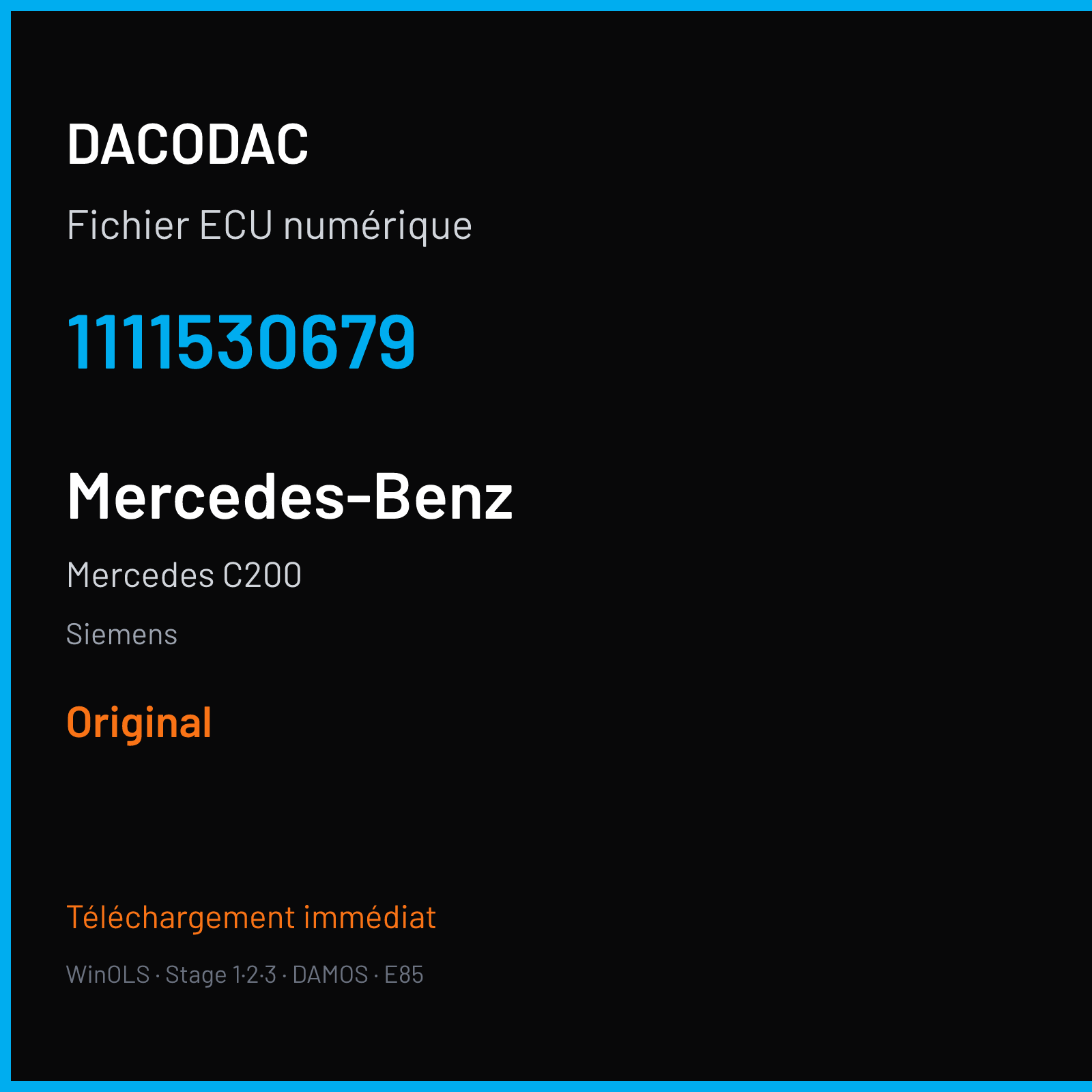 Mercedes C200 (2000) — Siemens — 1111530679 — Original
