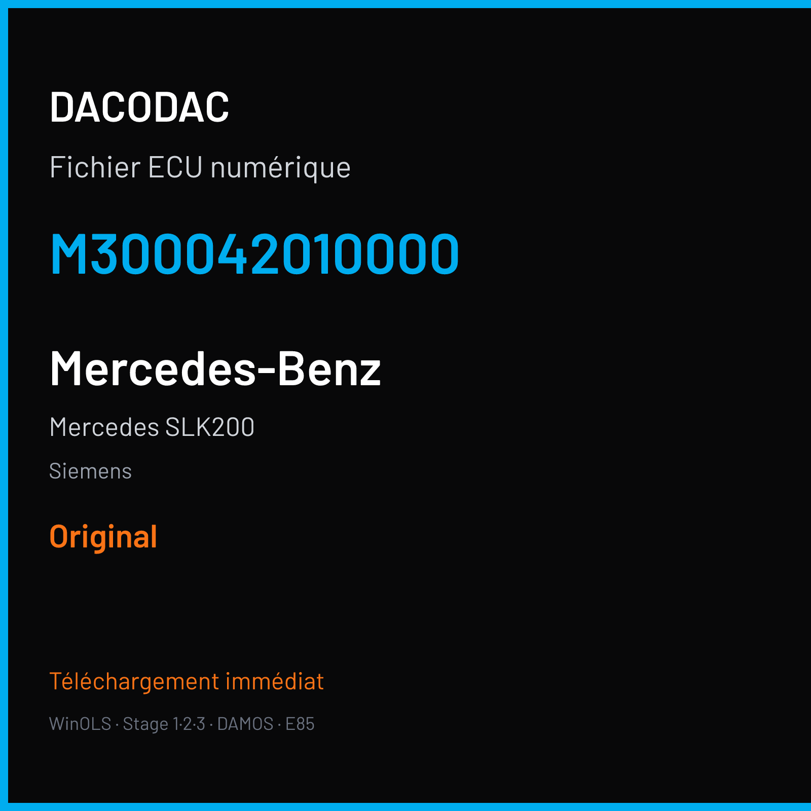 Mercedes SLK200 (2005) — Siemens — M300042010000 — Original