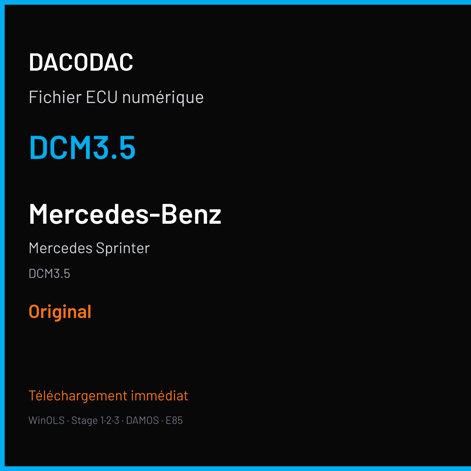 Mercedes Sprinter (2012) — DCM3.5 — DCM3.5 — Original