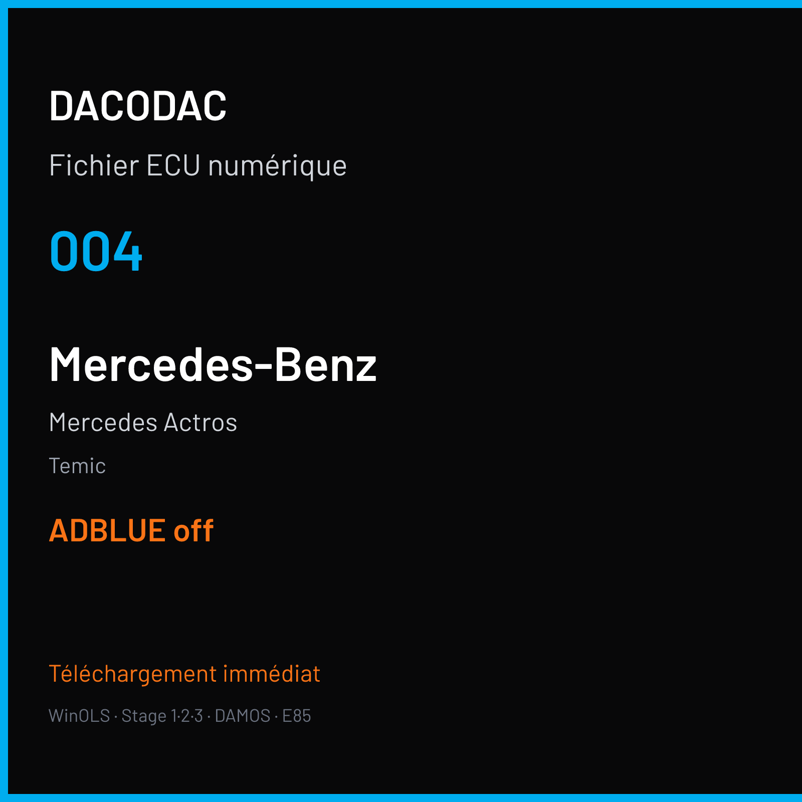 Mercedes Actros (2010) — Temic — 004 — ADBLUE off