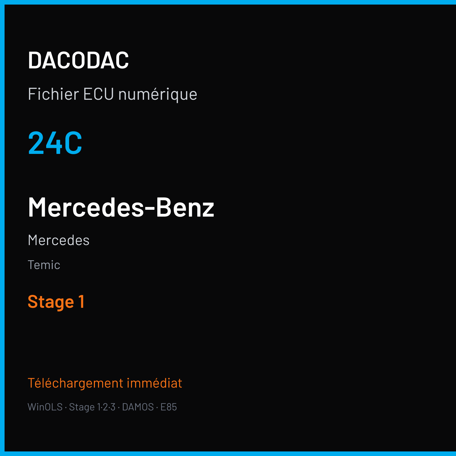 Mercedes (2018) — Temic — 24C — Stage 1