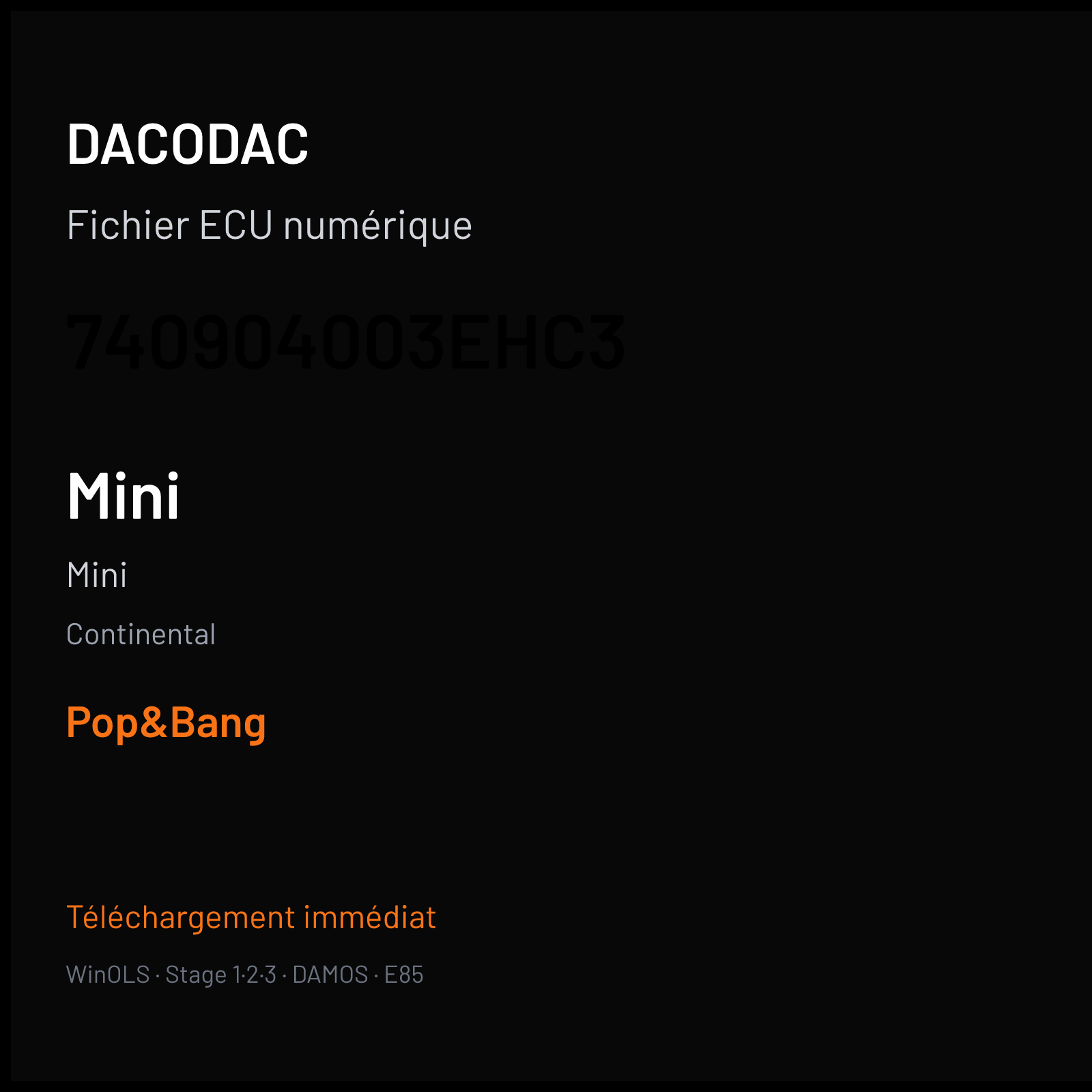 Mini — Continental — 740904003EHC3 — Pop&Bang