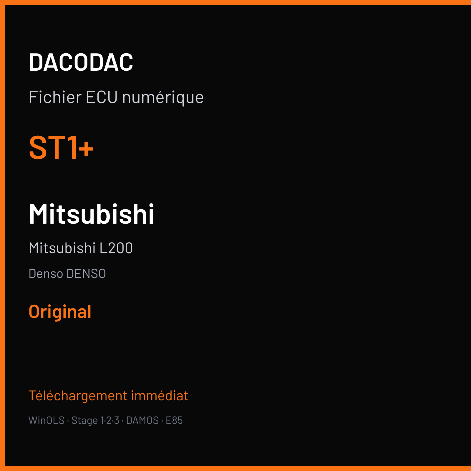 Mitsubishi L200 (2017) — Denso DENSO — ST1+ — Original