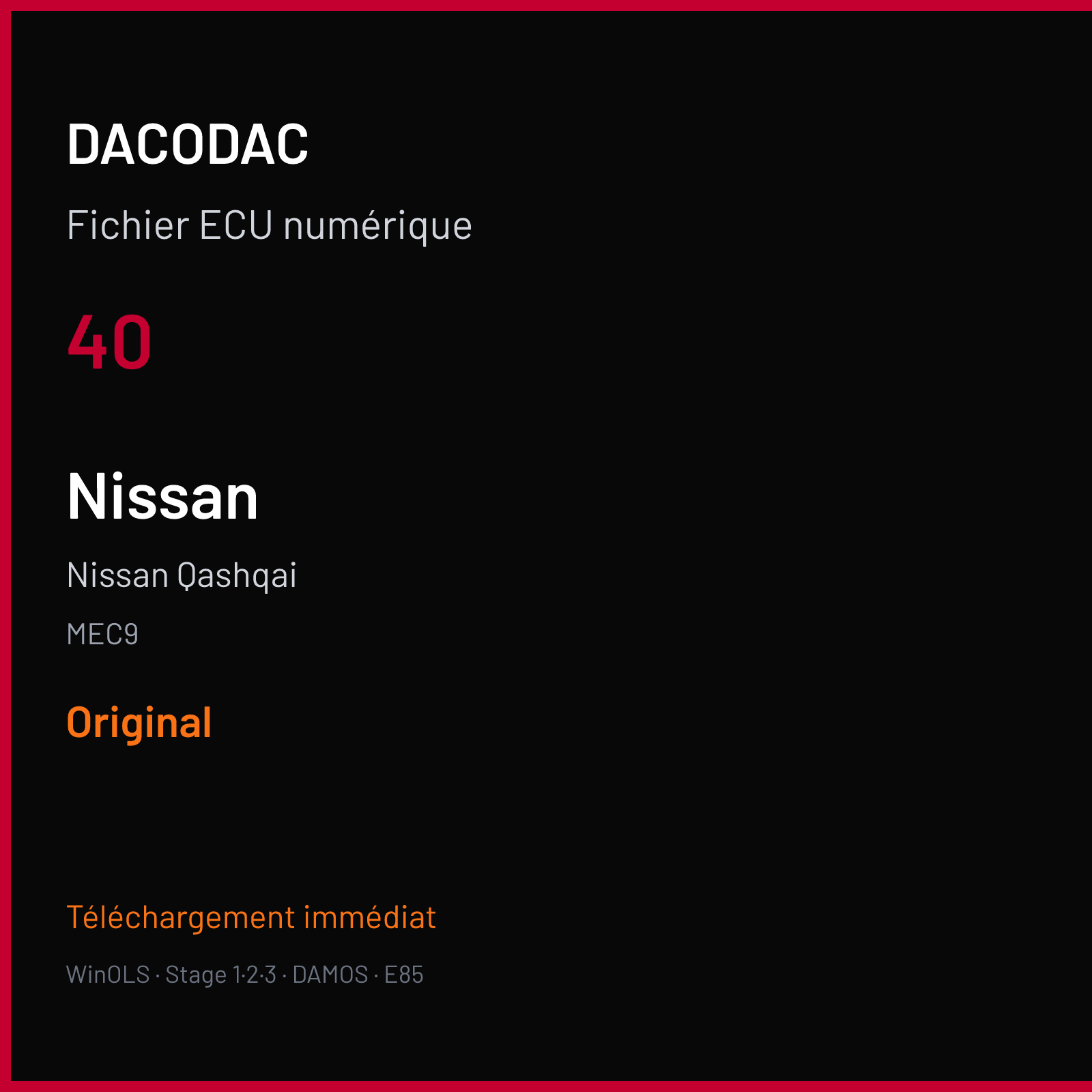 Nissan Qashqai (2012) — MEC9 — 40 — Original