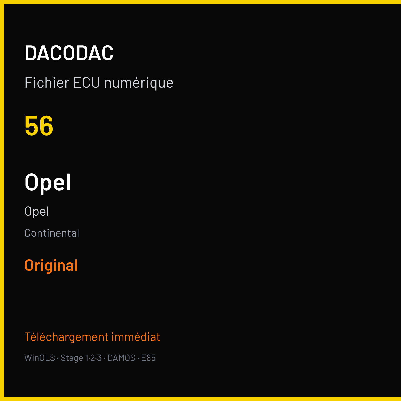Opel (1997) — Continental — 56 — Original