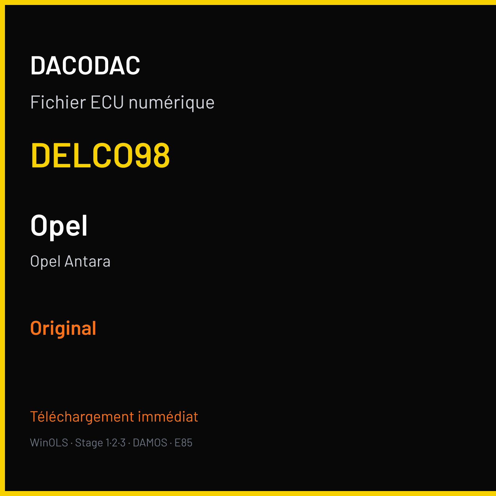 Opel Antara (2016) — DELCO98 — Original