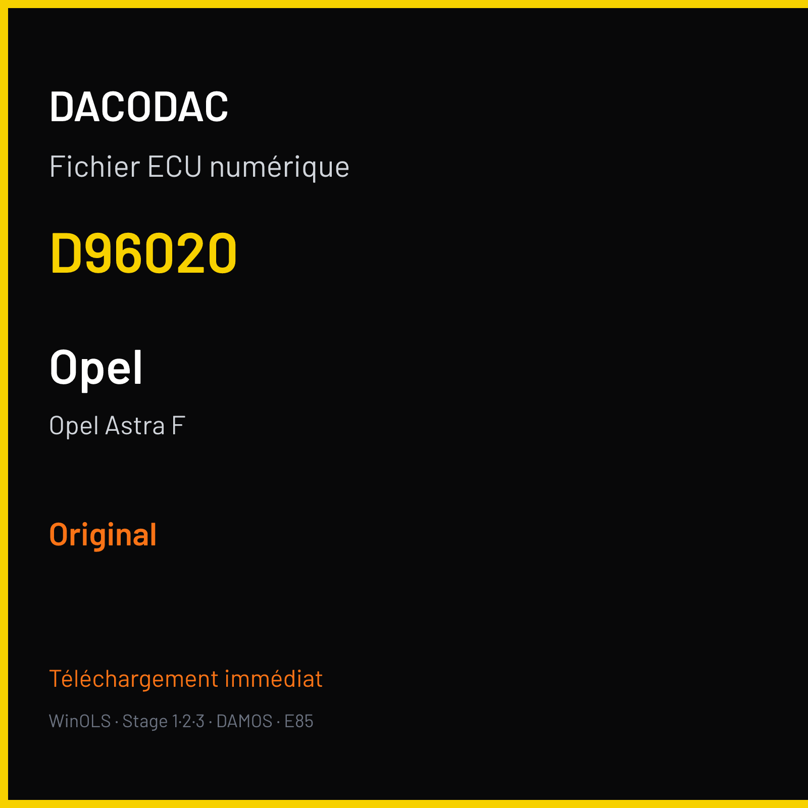 Opel Astra F (1997) — D96020 — Original