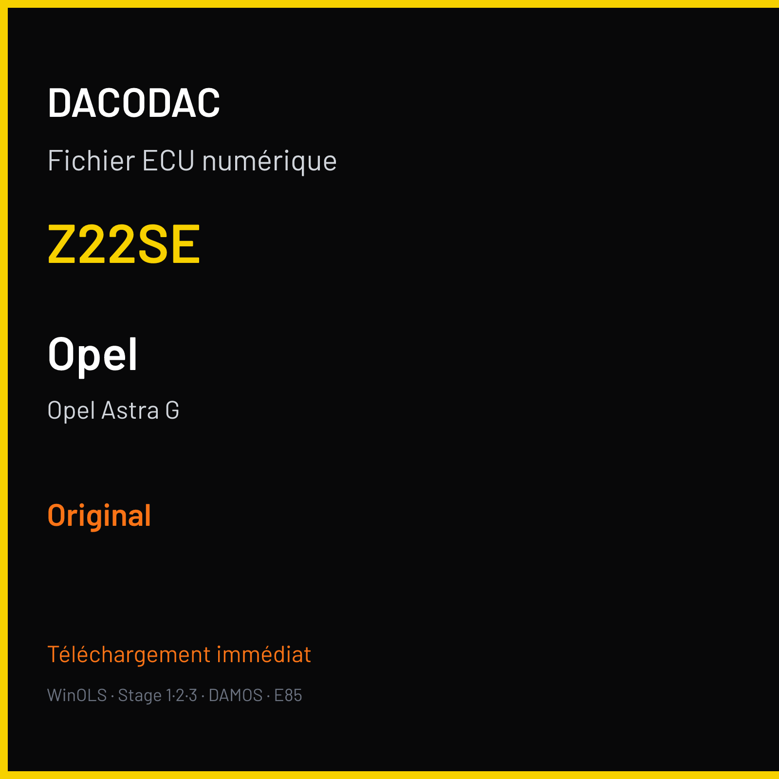 Opel Astra G — Z22SE — Original