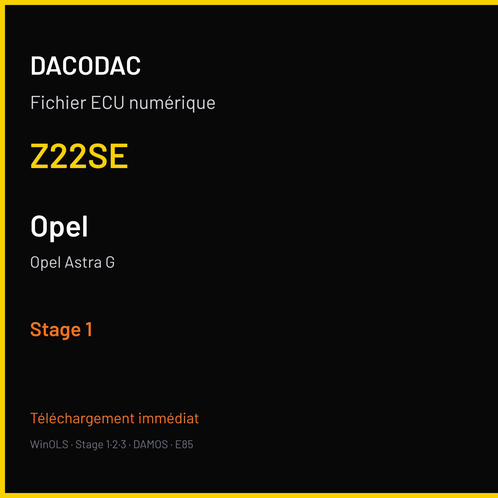 Opel Astra G — Z22SE — Stage 1
