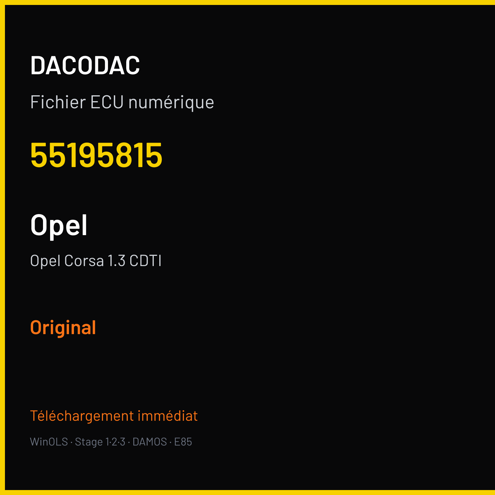 Opel Corsa 1.3 CDTI — 55195815 — Original