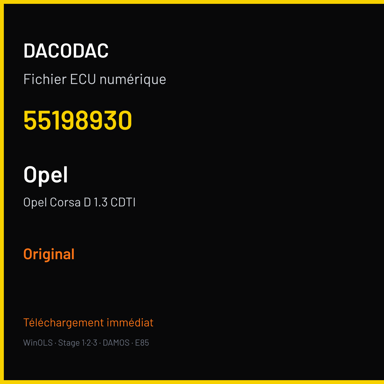 Opel Corsa D 1.3 CDTI — 55198930 — Original