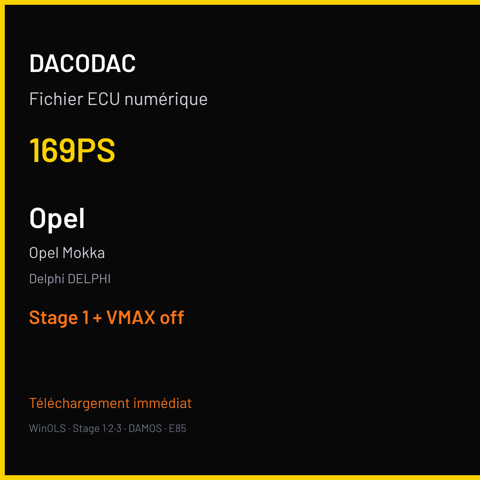 Opel Mokka — Delphi DELPHI — 169PS — Stage 1 + VMAX off