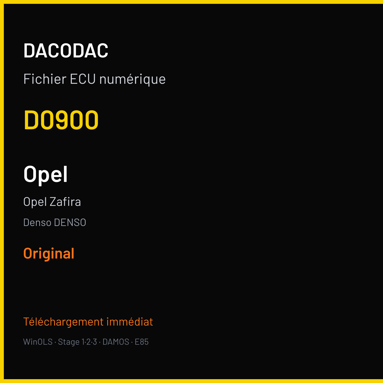 Opel Zafira (2013) — Denso DENSO — D0900 — Original