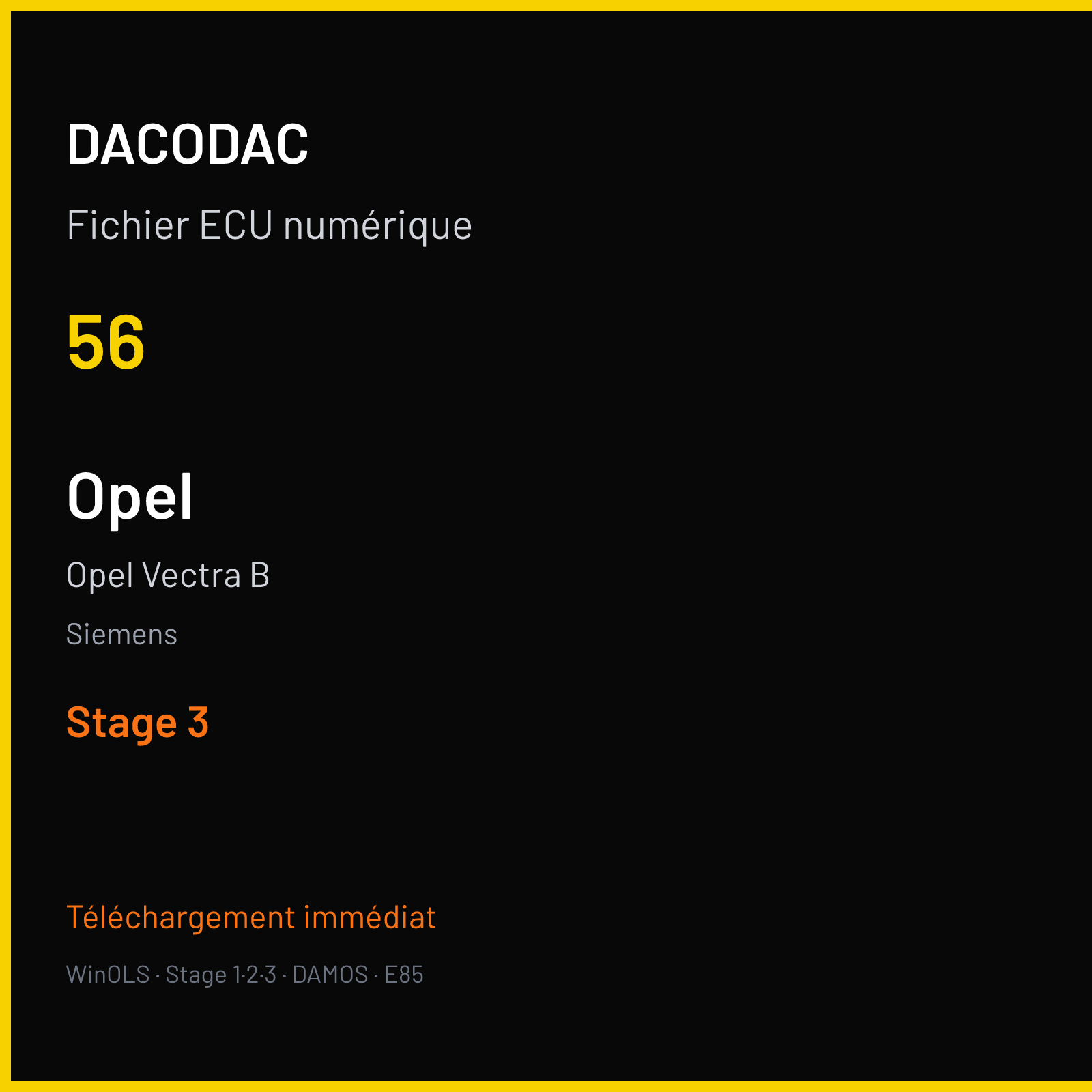 Opel Vectra B (1998) — Siemens — 56 — Stage 3