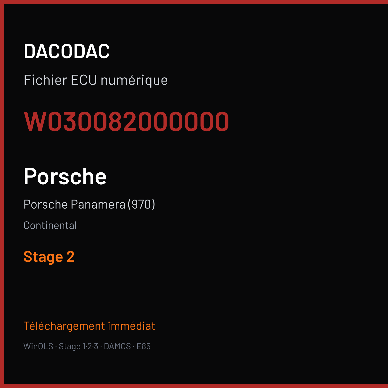 Porsche Panamera (970) — Continental — W030082000000 — Stage 2