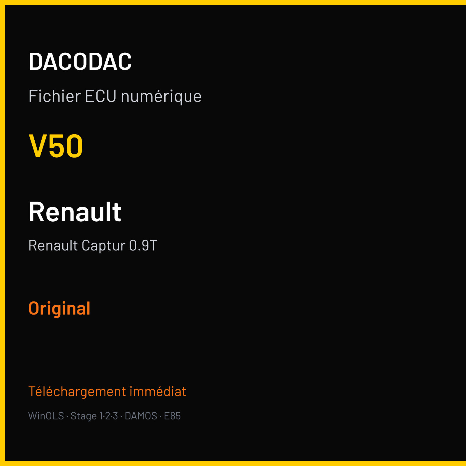Renault Captur 0.9T (2016) — V50 — Original