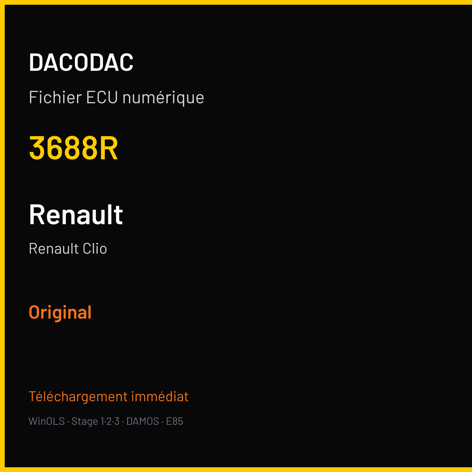 Renault Clio (2013) — 3688R — Original