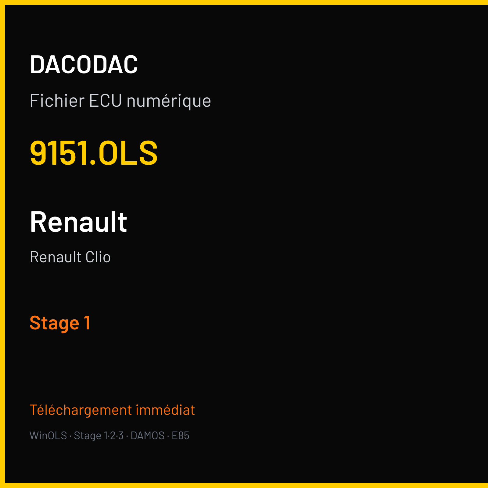 Renault Clio (2008) — 9151.OLS — Stage 1
