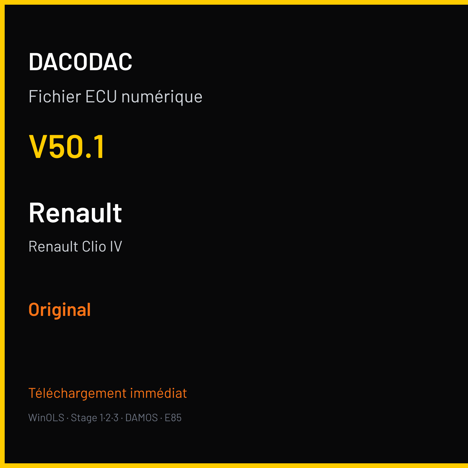 Renault Clio IV (2017) — V50.1 — Original