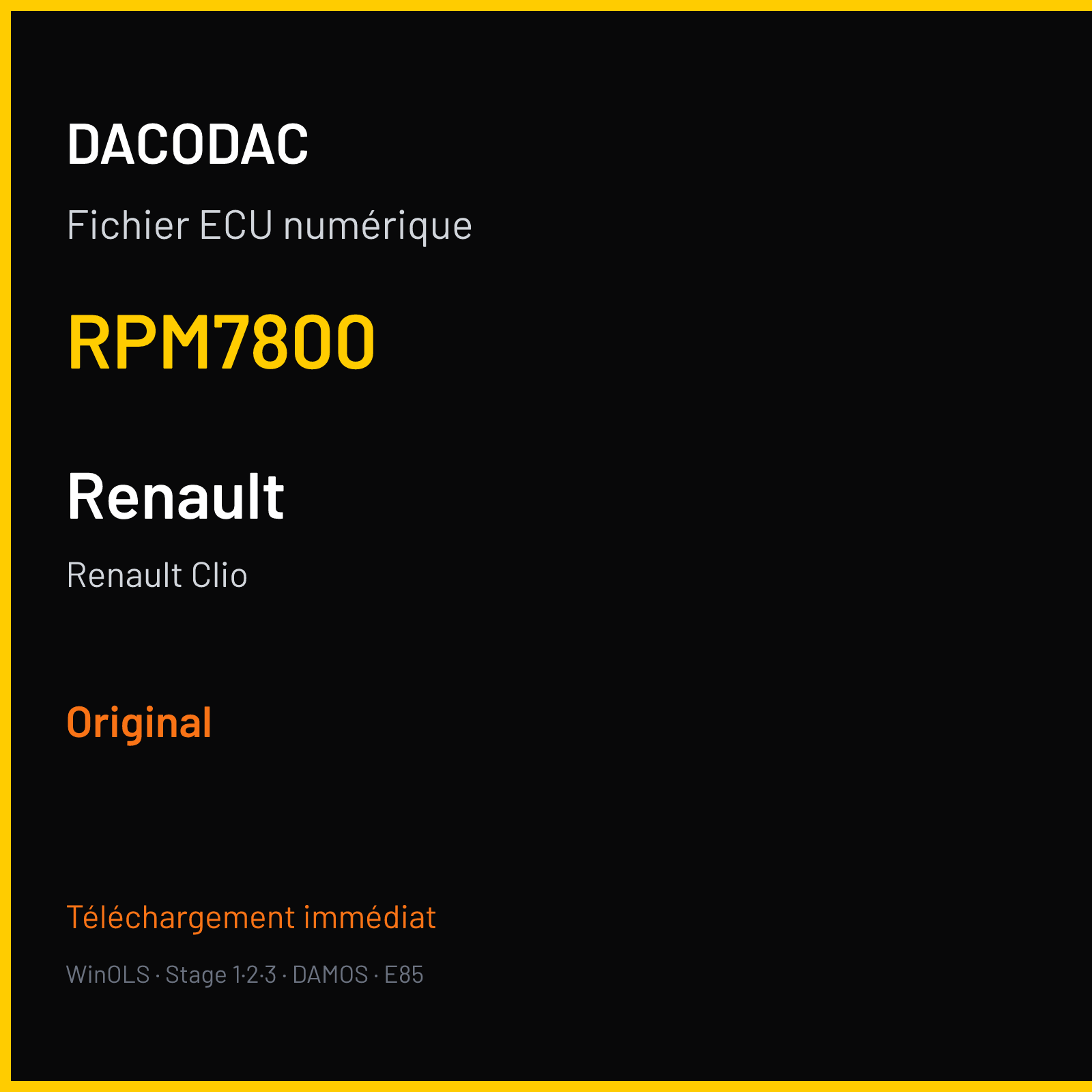 Renault Clio — RPM7800 — Original