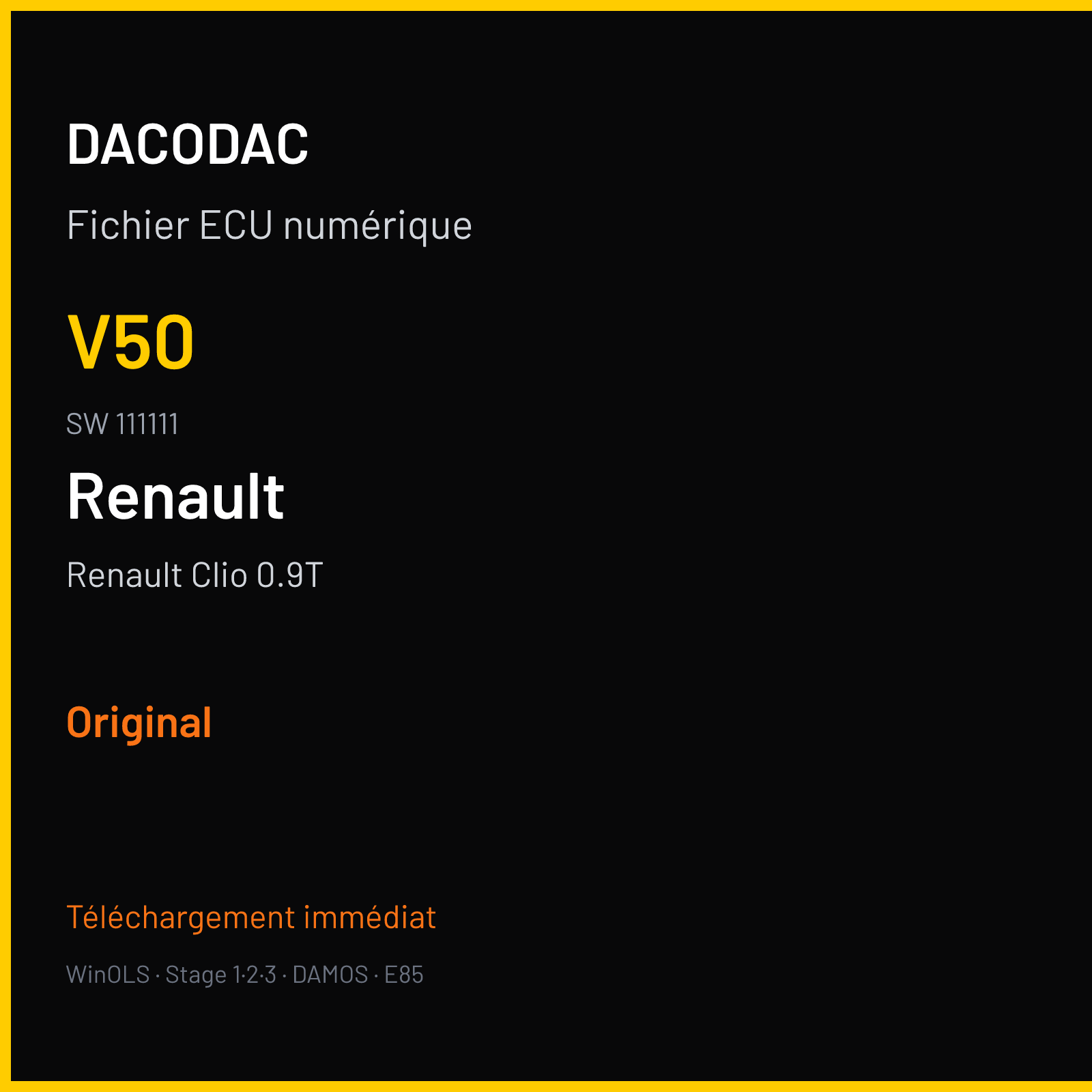 Renault Clio 0.9T (2015) — V50 · 111111 — Original