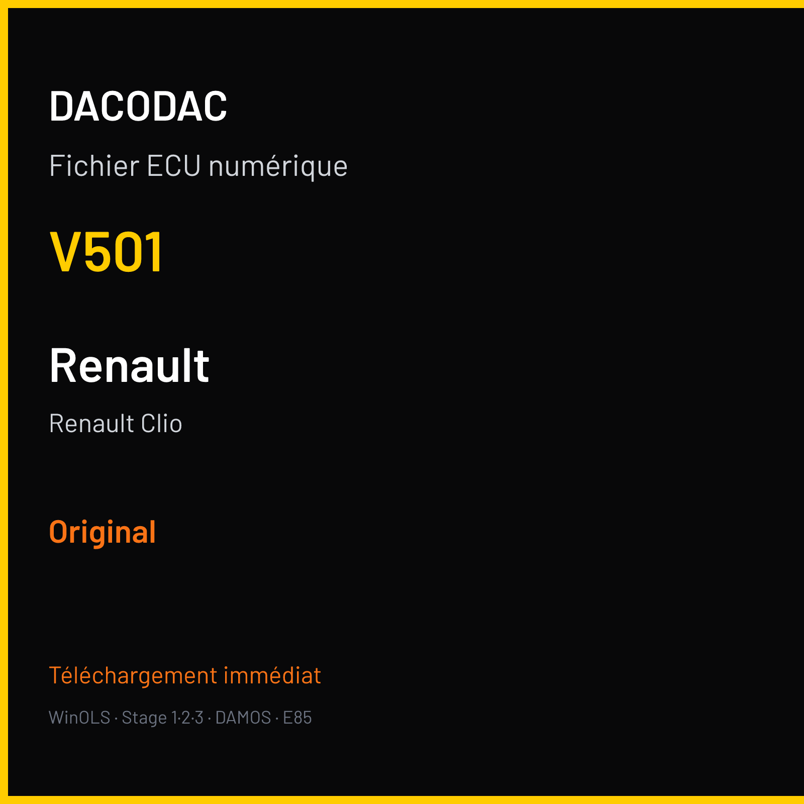 Renault Clio (2017) — V501 — Original