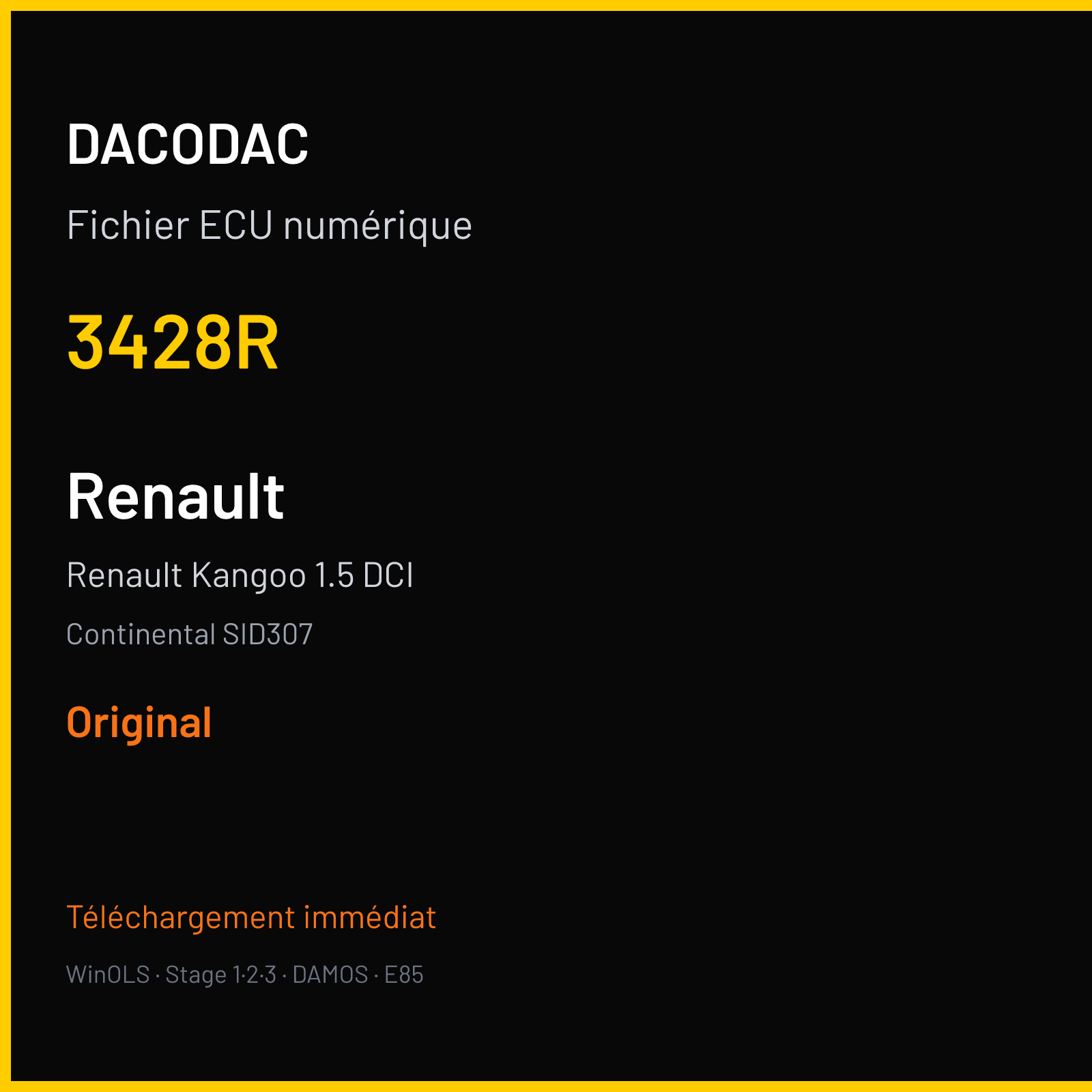 Renault Kangoo 1.5 DCI (2012) — Continental SID307 — 3428R — Original