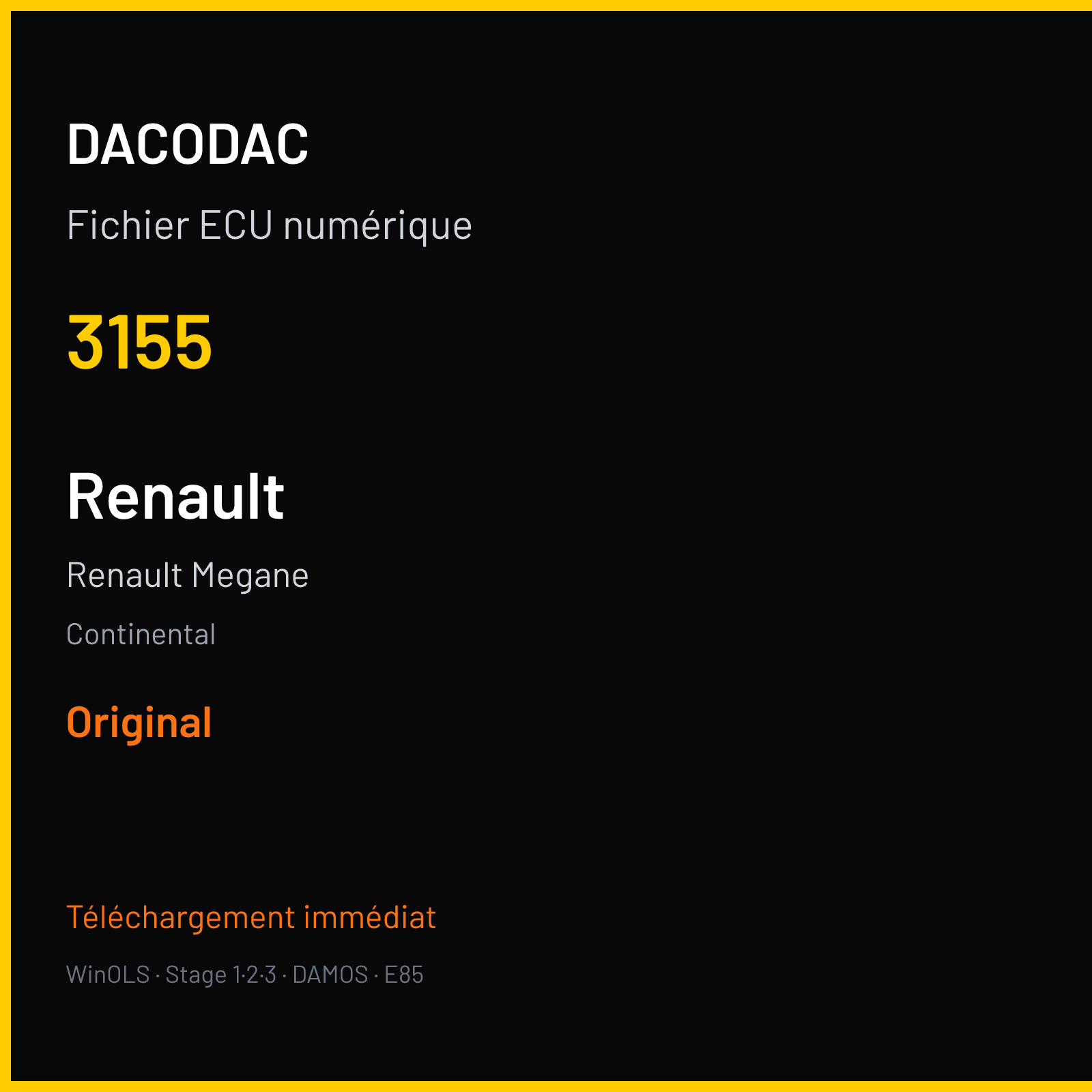 Renault Megane (2017) — Continental — 3155 — Original