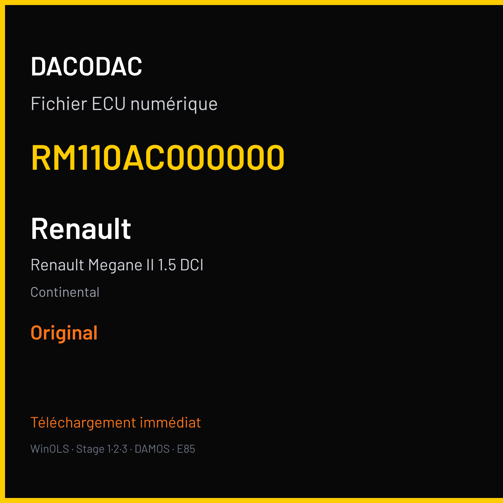 Renault Megane II 1.5 DCI (2007) — Continental — RM110AC000000 — Original