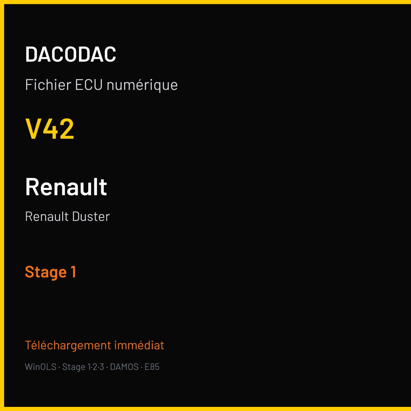 Renault Duster (2016) — V42 — Stage 1
