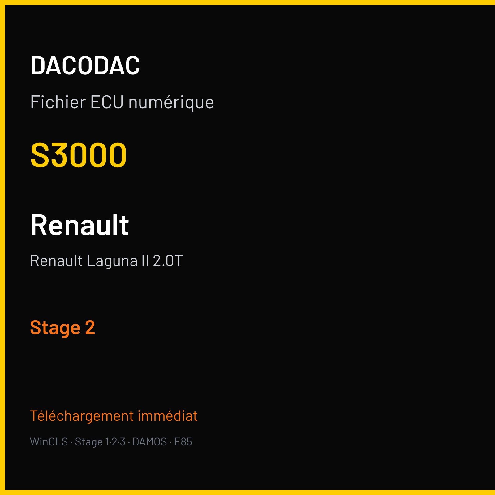 Renault Laguna II 2.0T (2011) — S3000 — Stage 2