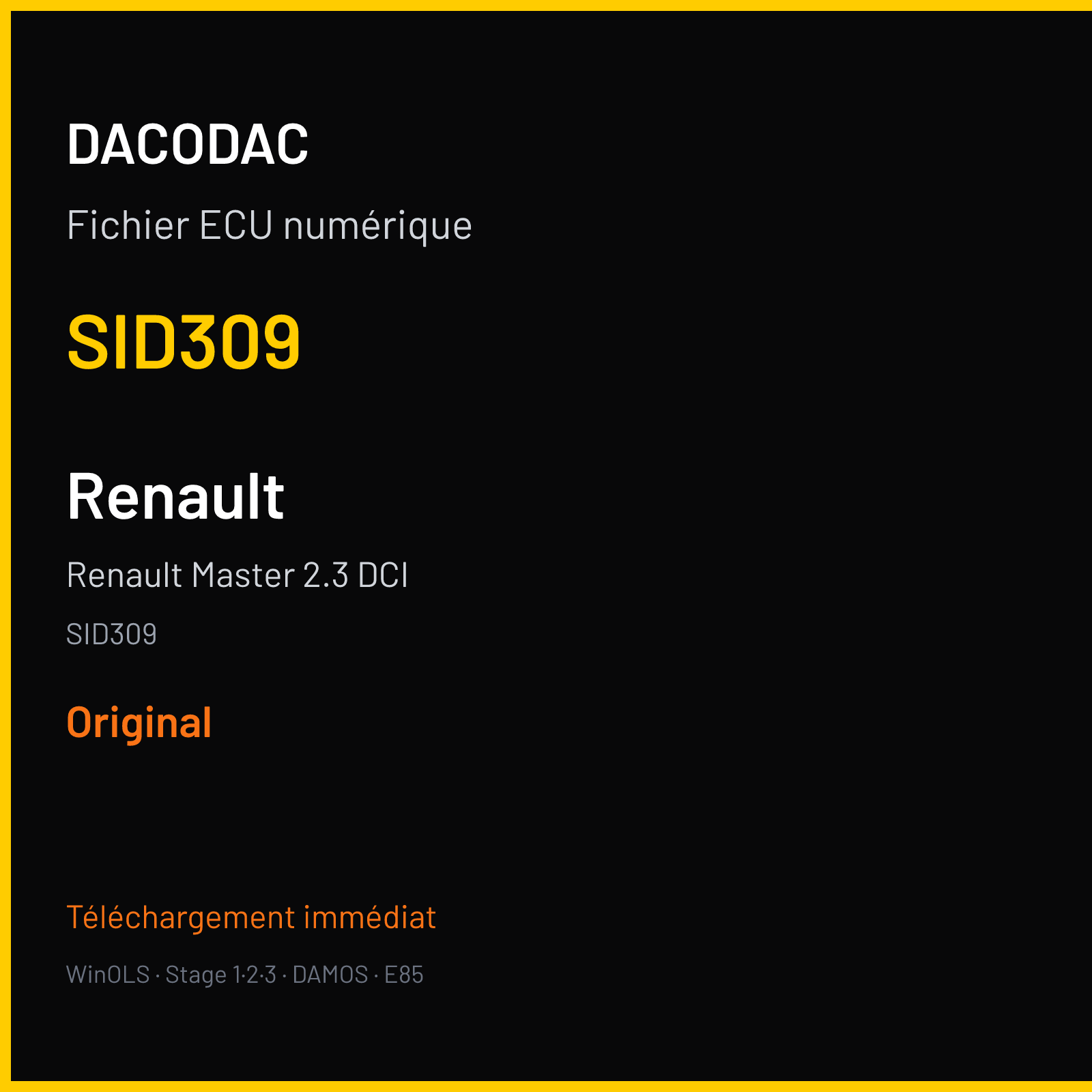 Renault Master 2.3 DCI (2015) — SID309 — SID309 — Original