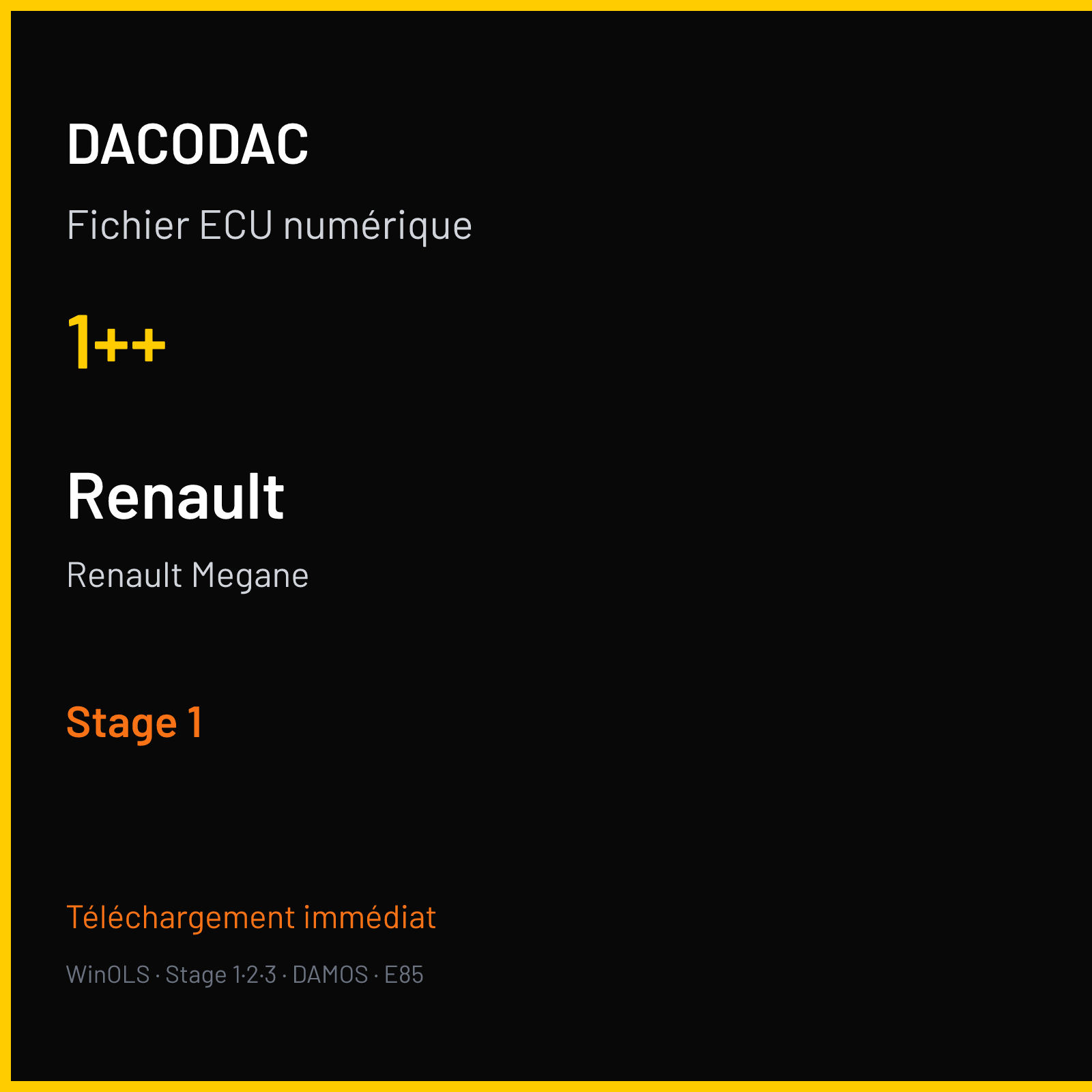 Renault Megane — 1++ — Stage 1