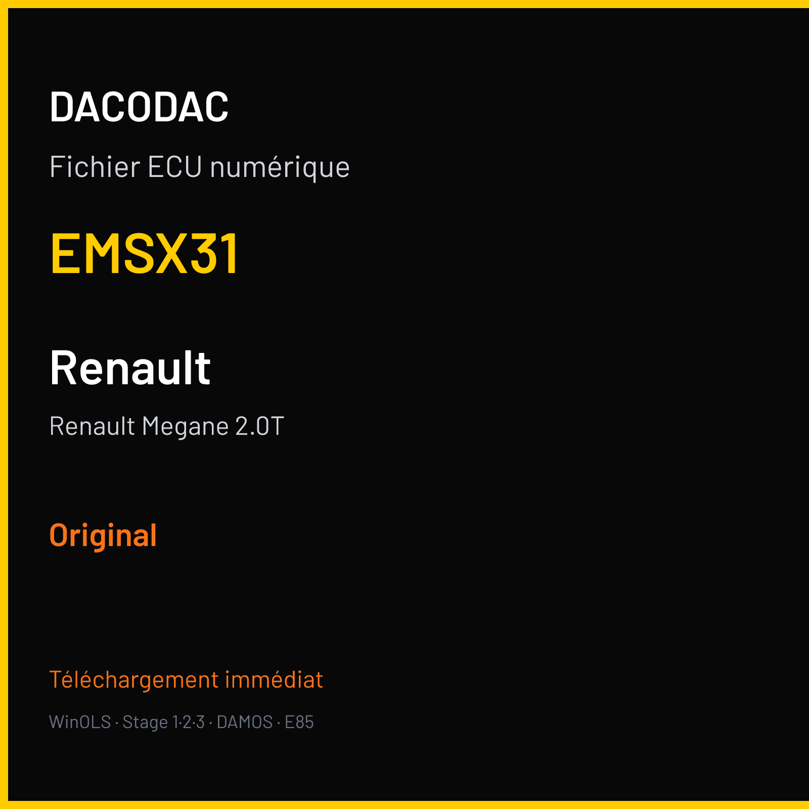 Renault Megane 2.0T (2011) — EMSX31 — Original